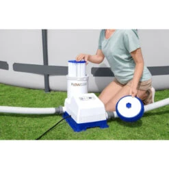 DESTOCKAGE - Épurateur à Cartouche Tactile Et Intelligent Bestway -Raviday Piscine pompe de filtration smart touch wifi 7750l 4