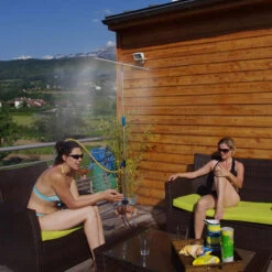 Brumisateur De Terrasse Nomade 2 En 1 O'Fresh 18 Brumisateur De Terrasse Nomade 2 En 1 O'Fresh -Raviday Piscine rampe brumisation nomade 2 en 1 ofresh 6