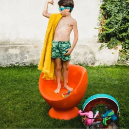 Fauteuil Flottant Pour Enfant Baby Boon's - Orange 3 Fauteuil Flottant Pour Enfant Baby Boon's - Orange