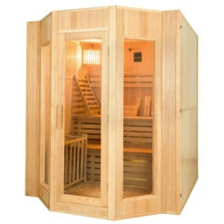 Sauna Traditionnel France Sauna ZEN - 4 Places 8 Sauna Traditionnel France Sauna ZEN - 4 Places -Raviday Piscine sn zen4pk sauna vapeur france sauna zen 4places profil droit