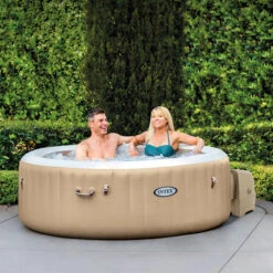 Spa Gonflable Intex PureSpa Sahara 4 Places 13 Spa Gonflable Intex PureSpa Sahara 4 Places -Raviday Piscine spa gonflable intex purespa sahara 4 places ambiance