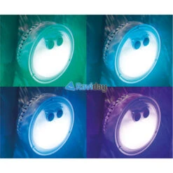 Spa Gonflable Intex PureSpa Blue Navy 4 Places -Raviday Piscine spot lumineux pure spa bulles intex couleurs 28503 3 1