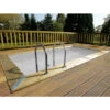 Piscine En Bois Rectangulaire Ubbink Linéa 4,50 X 2,50 X 1,40 M - Liner Gris -Raviday Piscine urban pool 250x450 liner gris 1