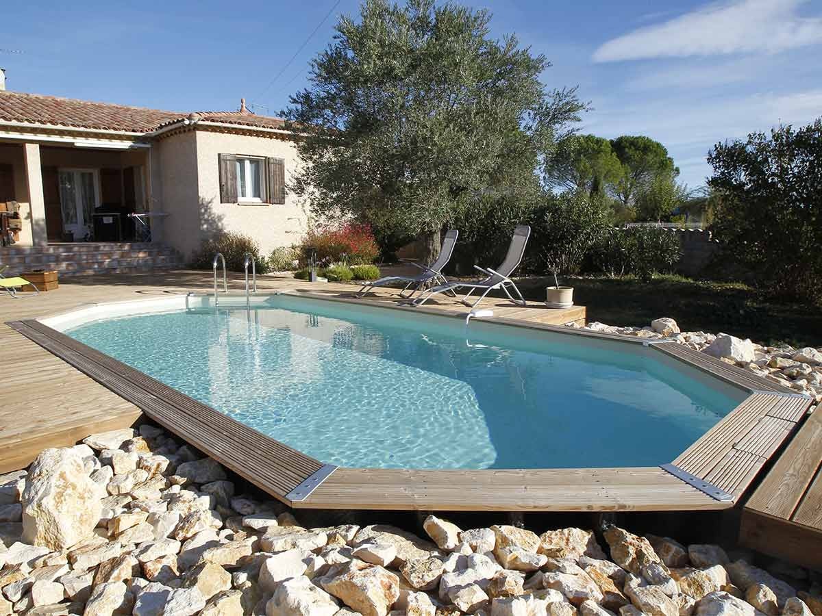 Devant 20 Devant -Raviday Piscine piscine bois azura 610 x 400 x 1